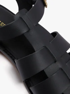 Women G.H.BASS Amelia Fisherman Sandal Vachetta Leather