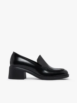 Women G.H.BASS Anna Venetian Loafer Heels Leather