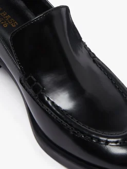 Women G.H.BASS Anna Venetian Loafer Heels Leather