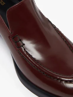 Women G.H.BASS Anna Venetian Loafer Heels Leather
