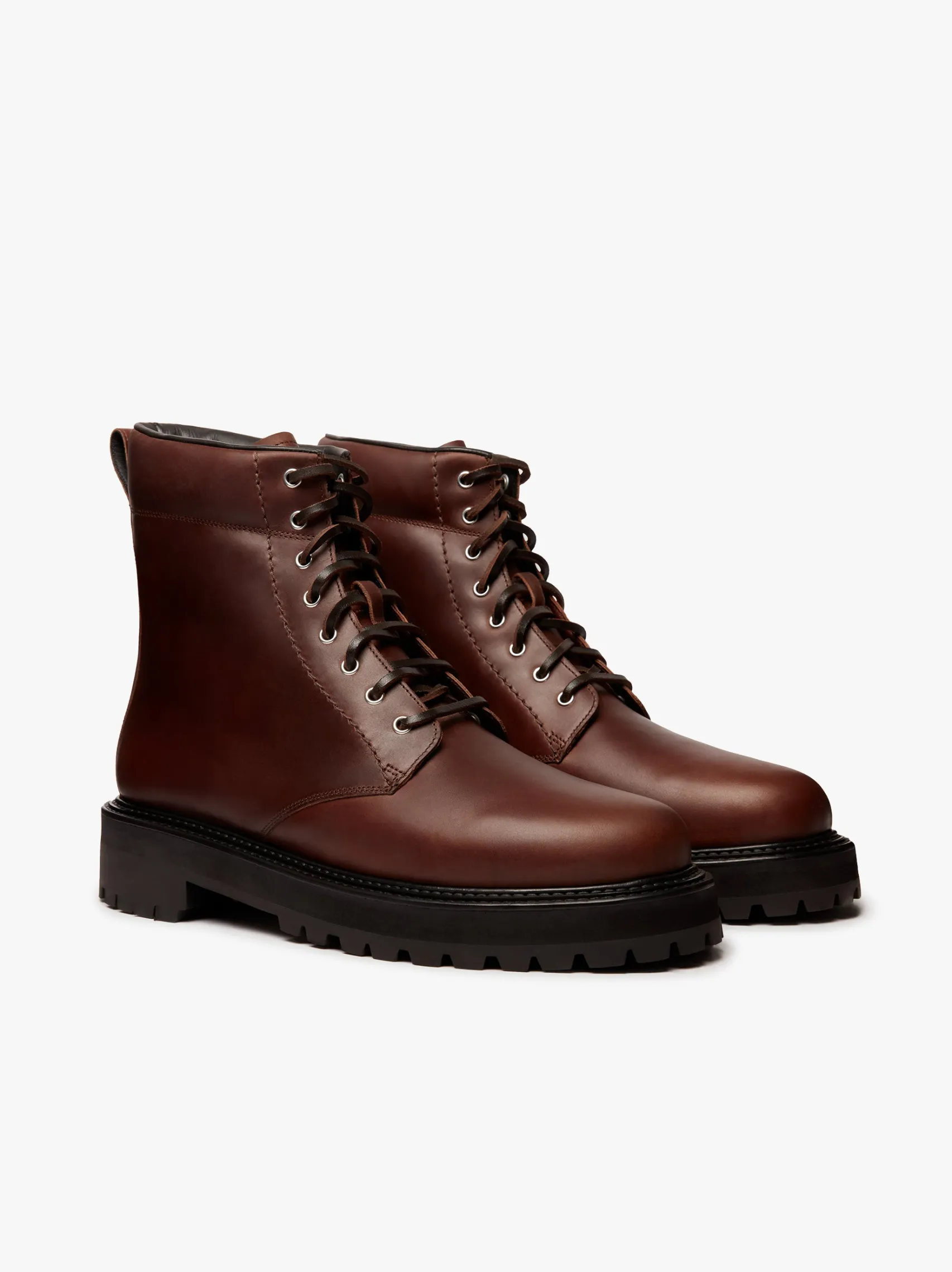 G.H.BASS Benson Combat Boots Leather