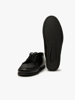 G.H.BASS Camp Moc Jackman Black Leather
