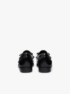 Women G.H.BASS Easy Weejuns Esther Bow Loafers Leather