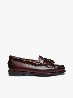 Women G.H.BASS Easy Weejuns Esther Kiltie Tassel Loafers Leather