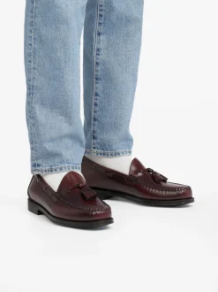 G.H.BASS Easy Weejuns Larkin Tassel Loafers Leather