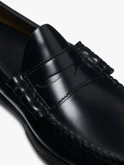 G.H.BASS Easy Weejuns Larson Flag Penny Loafers Leather