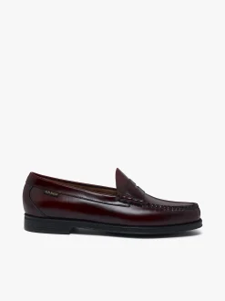 G.H.BASS Easy Weejuns Larson Flag Penny Loafers leather