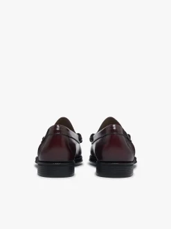 G.H.BASS Easy Weejuns Larson Flag Penny Loafers leather