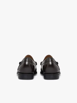 G.H.BASS Easy Weejuns Larson Penny Loafers Chocolate Leather