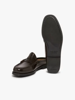 G.H.BASS Easy Weejuns Larson Penny Slides brown