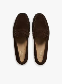 G.H.BASS Easy Weejuns Larson Penny Loafers suede