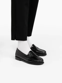 Women G.H.BASS Easy Weejuns Penny Loafers Leather