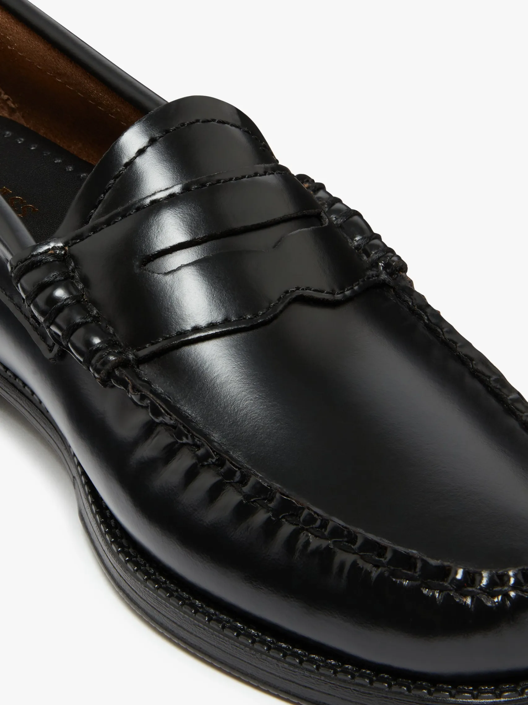 Women G.H.BASS Easy Weejuns Penny Love Note Loafers Leather