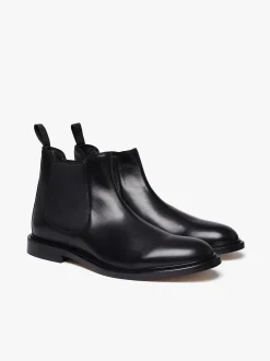 G.H.BASS Harrison Heritage Chelsea Boots Black Leather