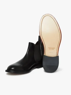 G.H.BASS Harrison Heritage Chelsea Boots Black Leather