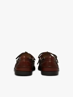 G.H.BASS Jetty II 2 Eye Boat Shoes Tumbled Leather