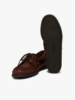 G.H.BASS Jetty II 2 Eye Boat Shoes Tumbled Leather