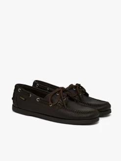 G.H.BASS Jetty II 2 Eye Boat Shoes Tumbled Leather