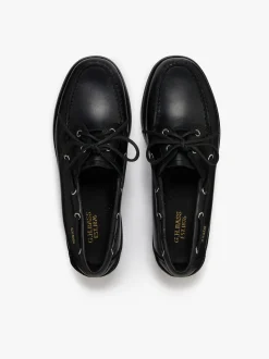 G.H.BASS Jetty II 2 Eye Boat Shoes Leather