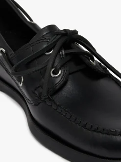 G.H.BASS Jetty II 2 Eye Boat Shoes Leather