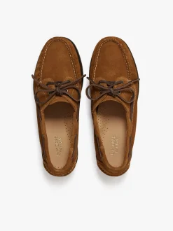 G.H.BASS Jetty II 2 Eye Boat Shoes Suede