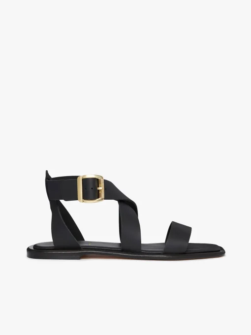 Women G.H.BASS Marina Ankle Strap Sandal Leather