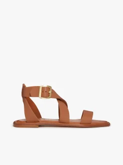 Women G.H.BASS Marina Ankle Strap Sandal Leather