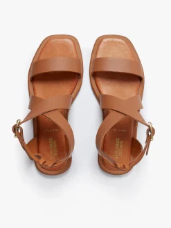 Women G.H.BASS Marina Ankle Strap Sandal Leather