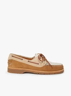 G.H.BASS Mini Lug Hampton Tan and Oiled Suede