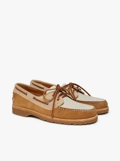 G.H.BASS Mini Lug Hampton Tan and Oiled Suede