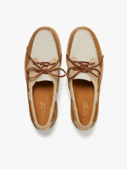 G.H.BASS Mini Lug Hampton Tan and Oiled Suede