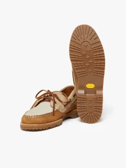 G.H.BASS Mini Lug Hampton Tan and Oiled Suede