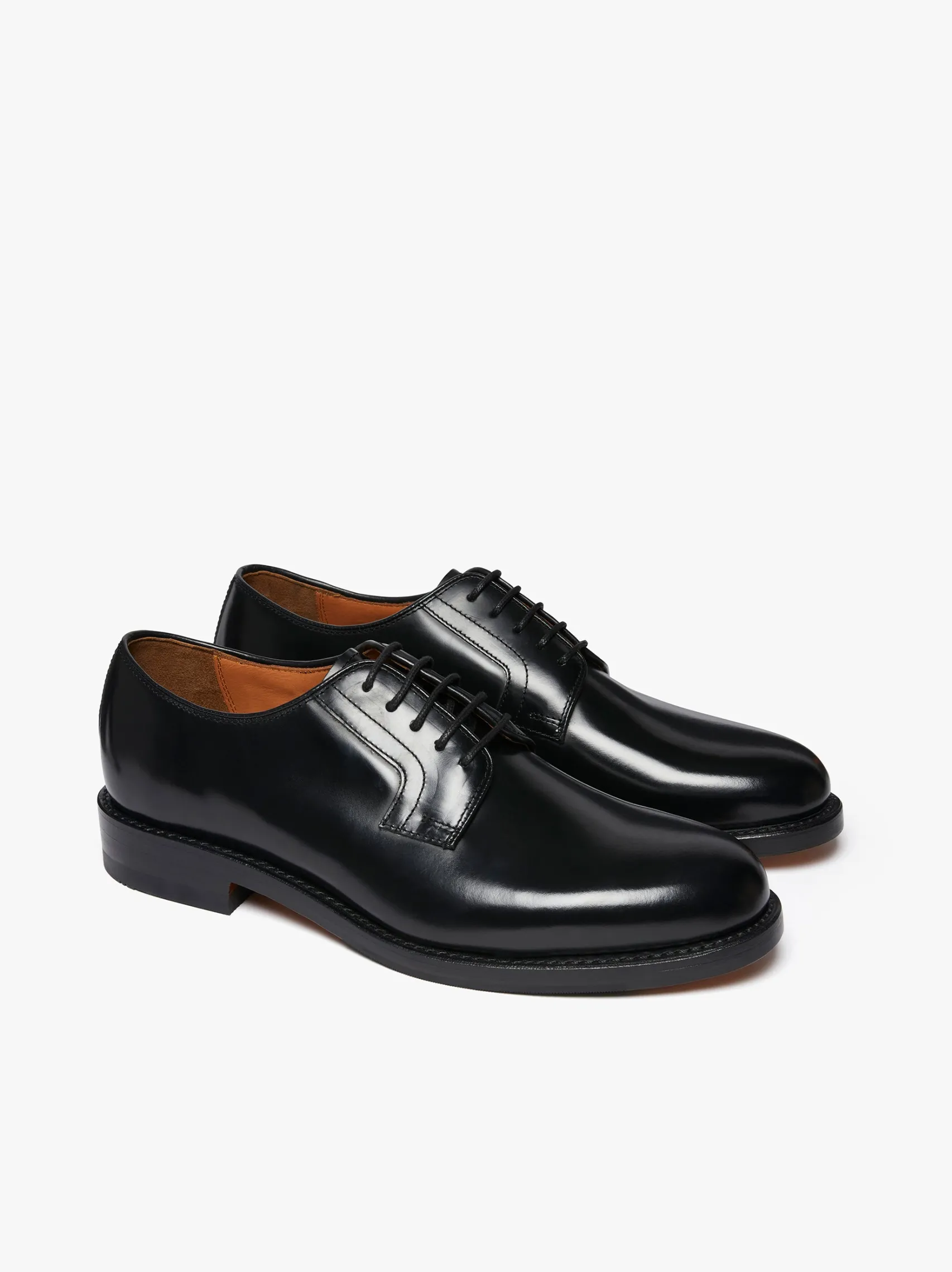 G.H.BASS Monogram Derby Leather
