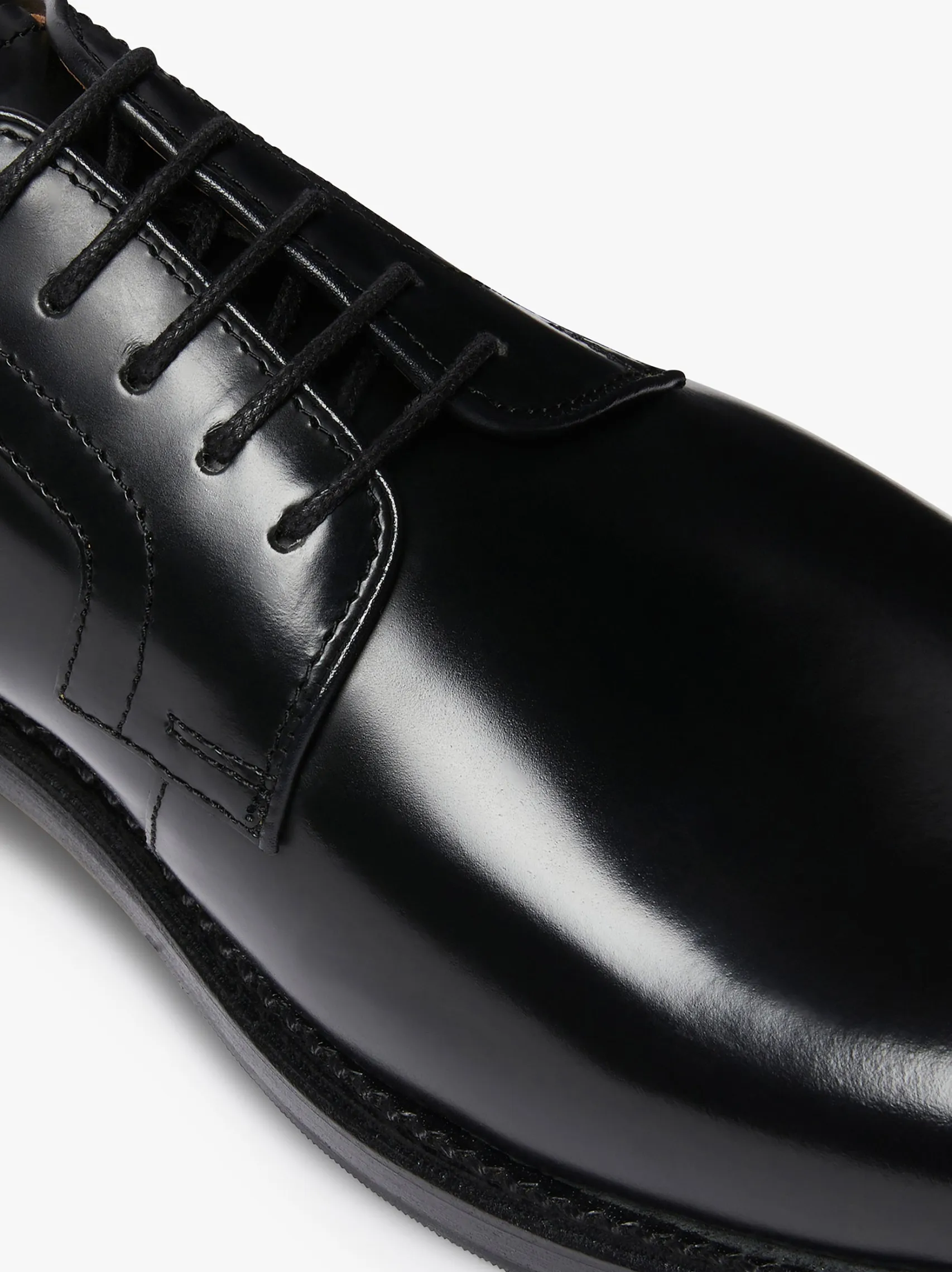 G.H.BASS Monogram Derby Leather