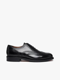 G.H.BASS Monogram Double Brogue Wingtip Leather