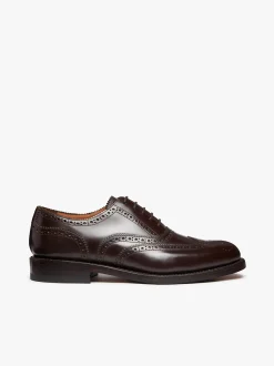 G.H.BASS Monogram Double Brogue Wingtip Leather