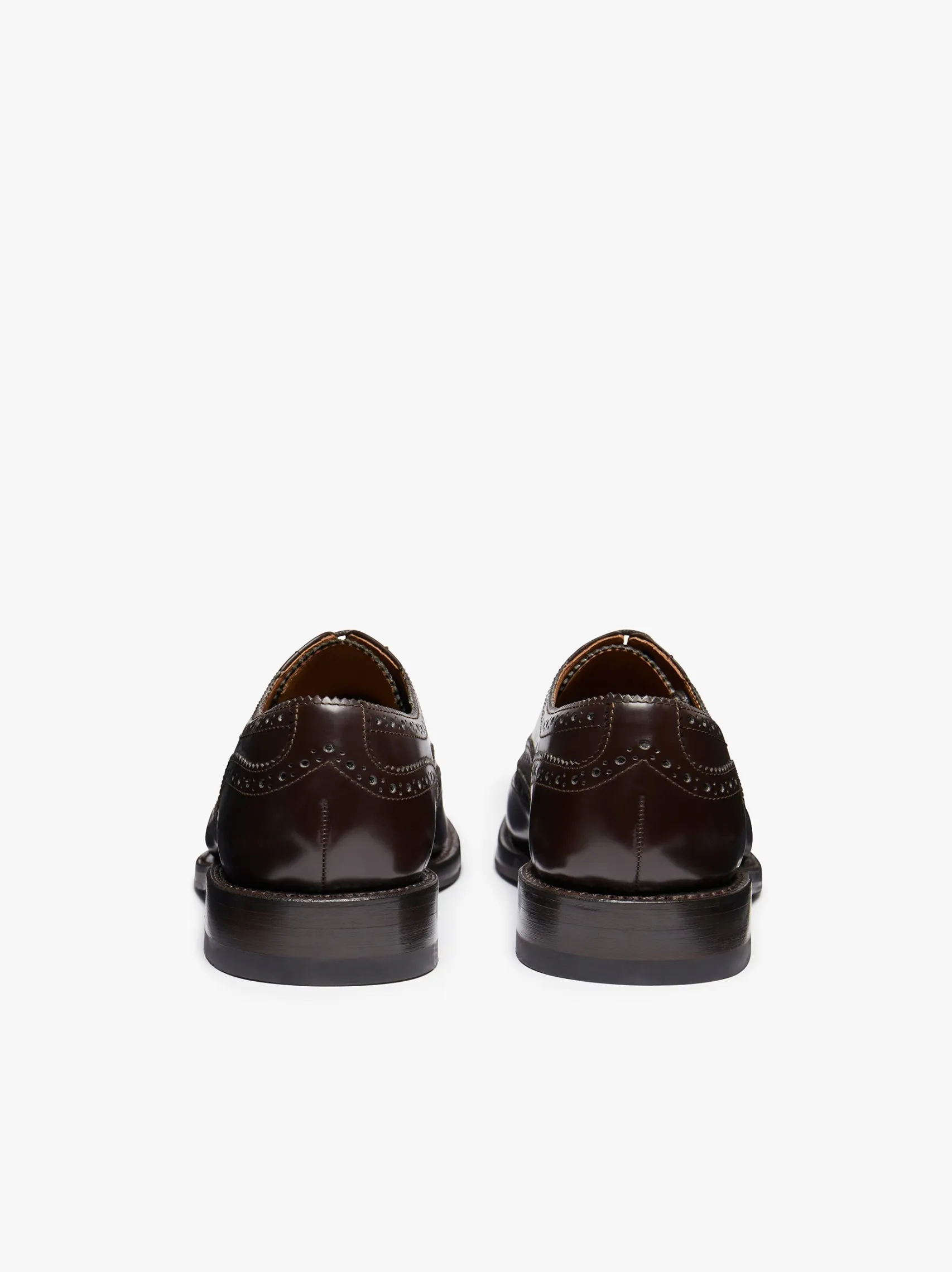 G.H.BASS Monogram Double Brogue Wingtip Leather