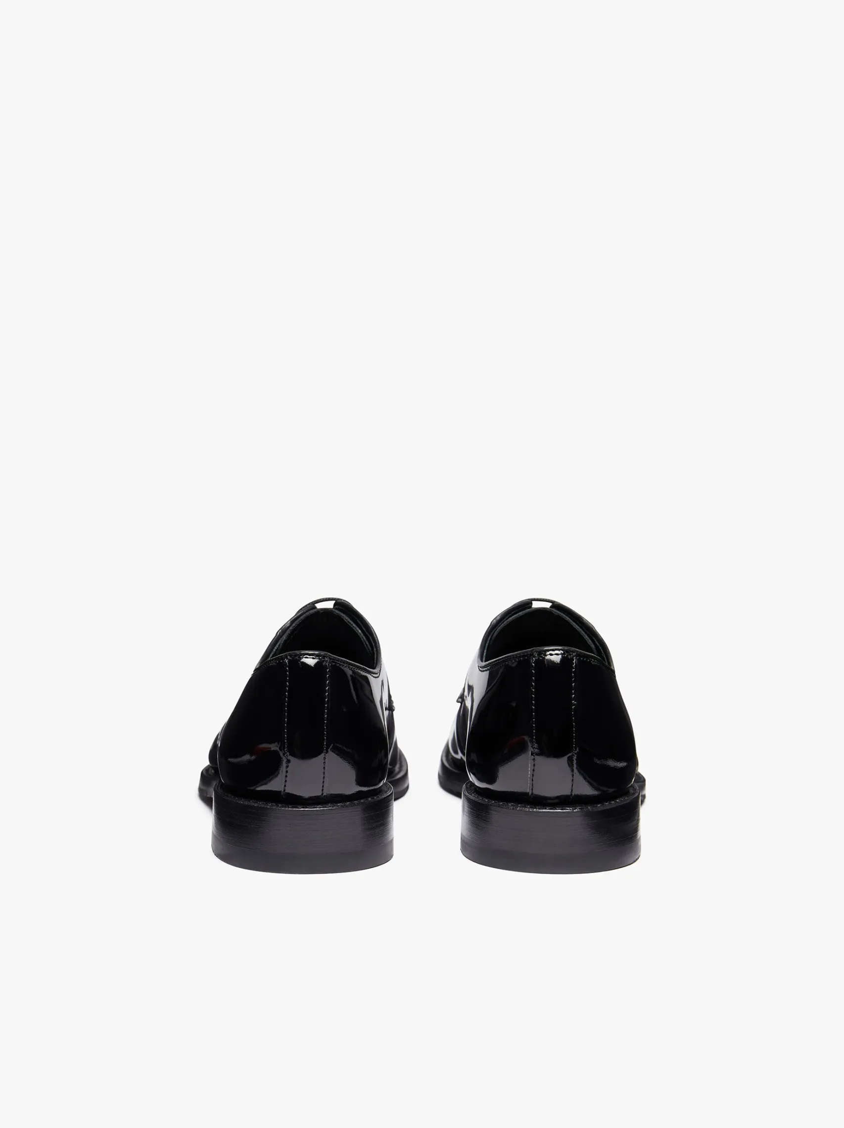 G.H.BASS Monogram Patent Derby Patent Leather