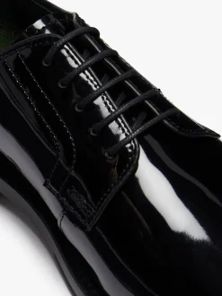 G.H.BASS Monogram Patent Derby Patent Leather