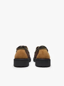 G.H.BASS Ranger Camp Moc Dark Brown and Tan Corduroy