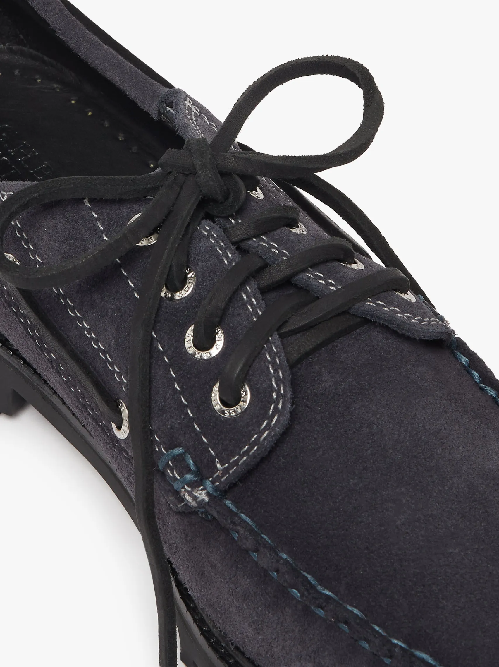 G.H.BASS Ranger Camp Moc Navy Suede