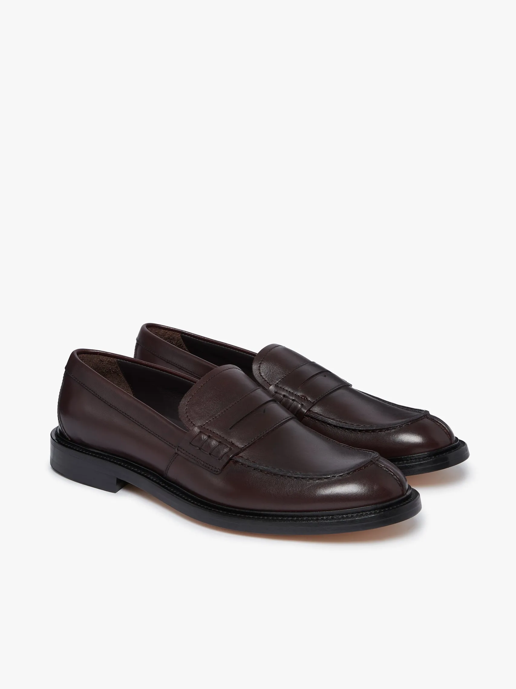 G.H.BASS Stanford Penny Loafers Burnished Leather