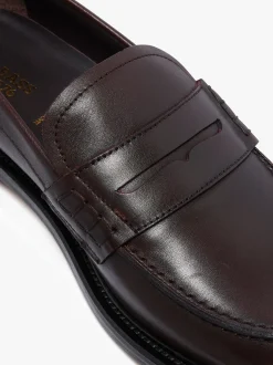 G.H.BASS Stanford Penny Loafers Burnished Leather