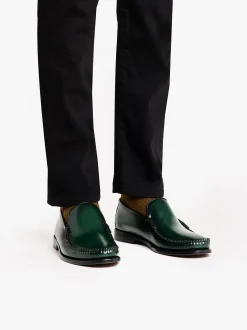 G.H.BASS Weejuns Cobra Venetian Loafers leather