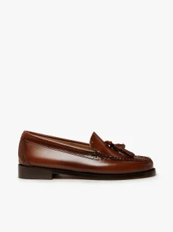 Women G.H.BASS Weejuns Estelle Brogue Tassel Loafers Leather
