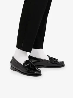 Women G.H.BASS Weejuns Esther Kiltie Tassel Loafers Leather