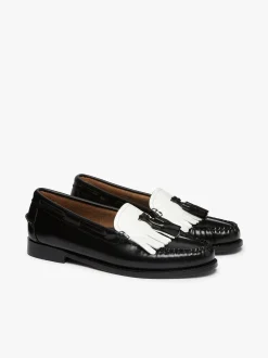 Women G.H.BASS Weejuns Esther Kiltie Tassel Loafers Leather