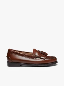 Women G.H.BASS Weejuns Esther Kiltie Tassel Loafers Leather