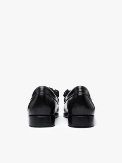 Women G.H.BASS Weejuns Flora Penny Loafers Black Leather