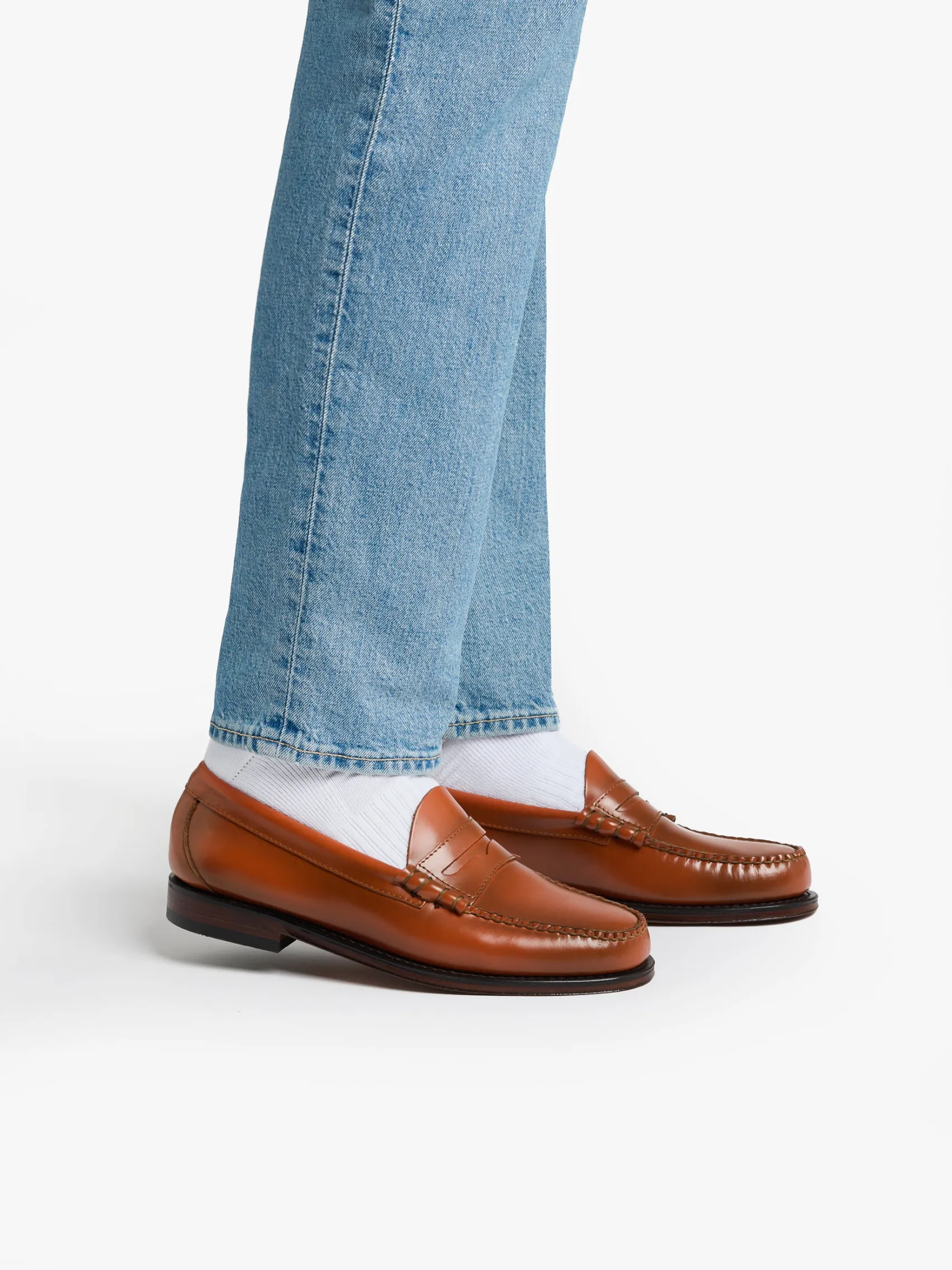 G.H.BASS Weejuns Heritage Larson Penny Loafers Bombay Leather